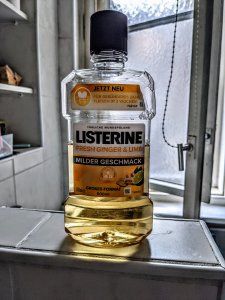 Listerine - jetzt mit Ingwer-Limette!